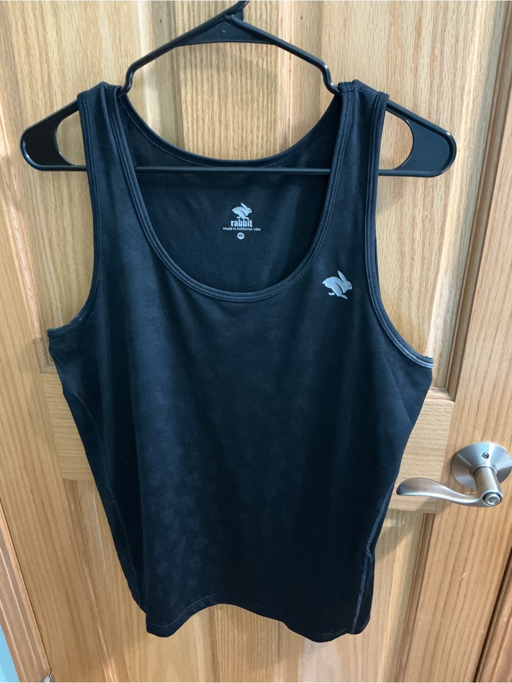 Men’s Rabbit Black Performance Running Top, Size M